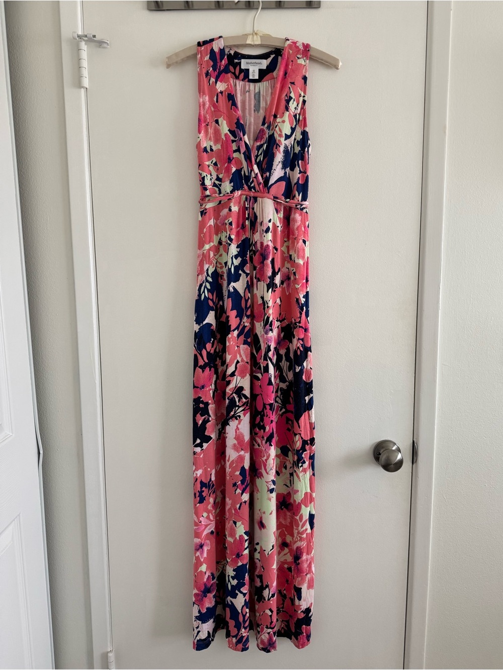 Motherhood Maternity Pink Floral Maxi Dress